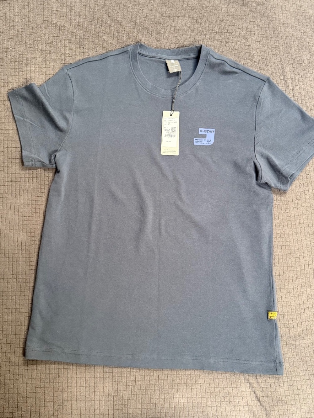 G-Star Chest Logo T-shirt in Salute blue